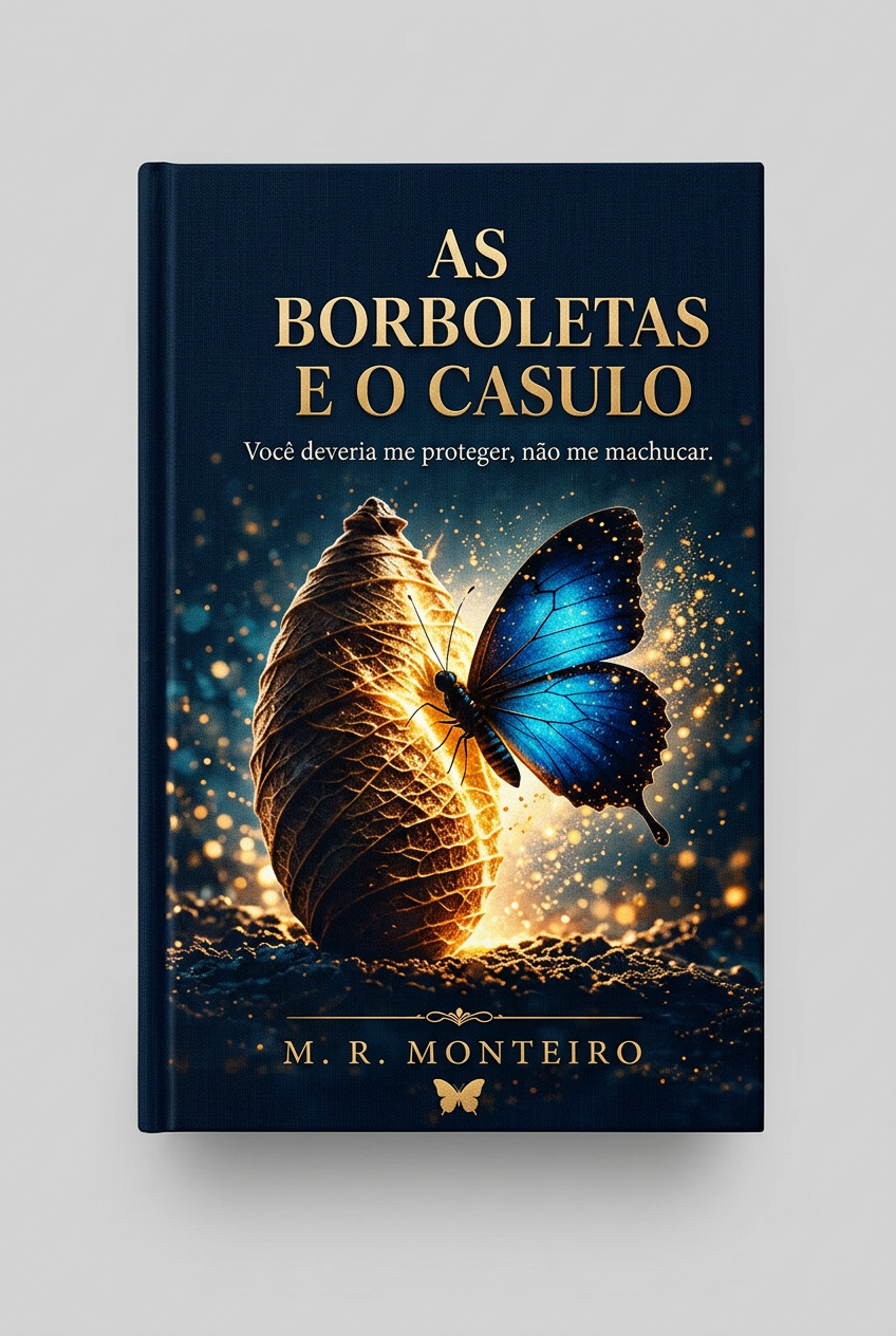 Capa do livro As Borboletas e o Casulo
