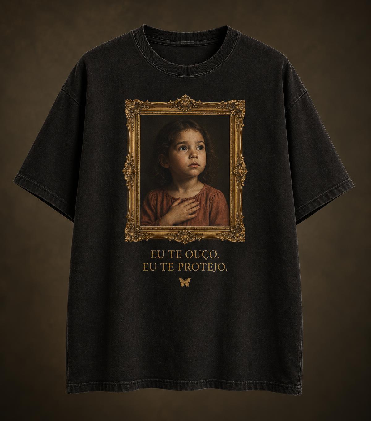 Camiseta Eu te ouço, eu te protejo